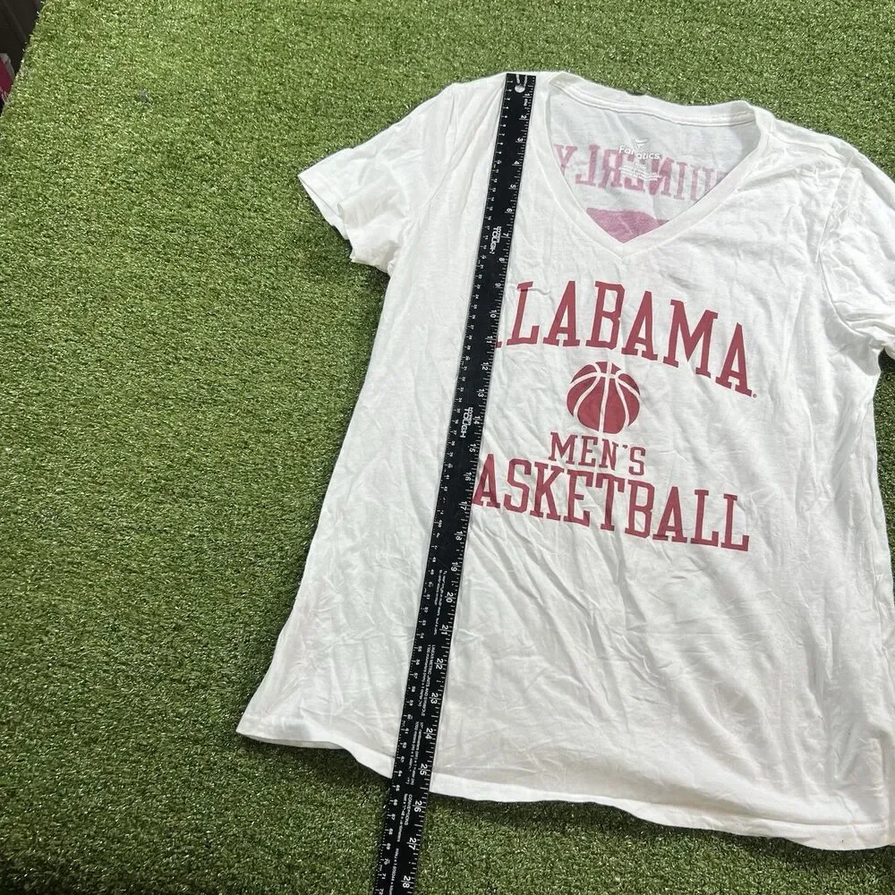 Fanatics Alabama Men’s Basketball Shirt M Women Fan Apparel NWOT White